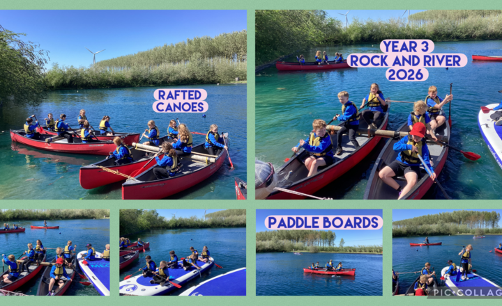 Image of Year 3- Rock and River - Canoeing and Paddle boarding