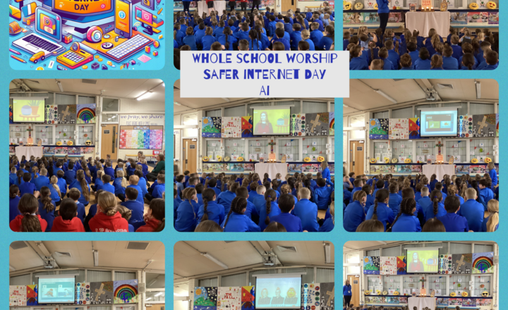 Image of Whole School- Safer Internet Day 2026-Centered on the responsible use of AI. 