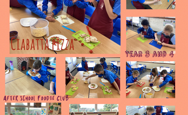 Image of Year 3 and 4 - After-School Foodie Friends Club - Making Ciabatta Pizza