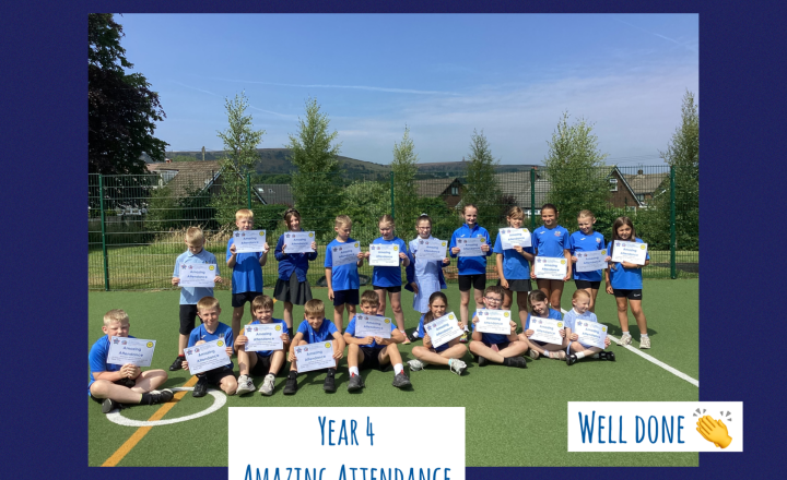 Image of Year 4 Amazing Attendance Award
