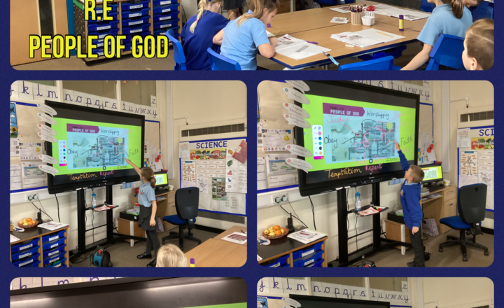 Image of Year 3- R.E- Exploring God's Story through Art