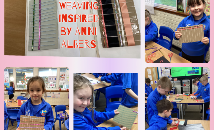 Image of Year 3- Art- Weaving inspired by Anni Albers