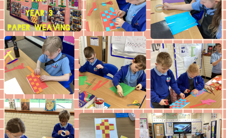 Image of Year 3- Art- Paper Weaving