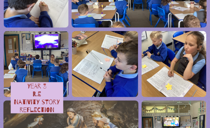 Image of Year 3- R.E- Nativity Story Reflection