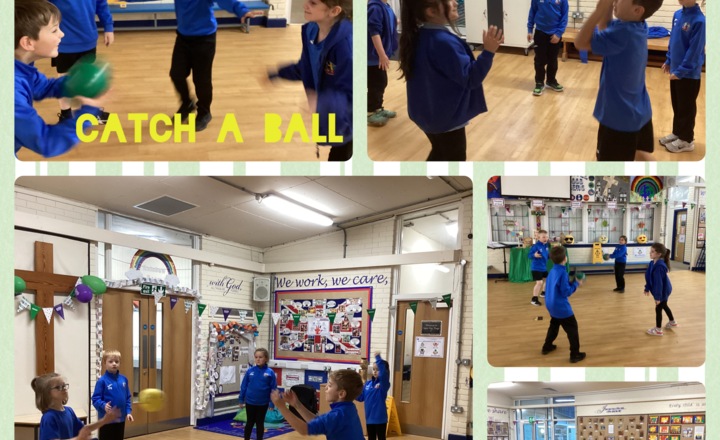 Image of Year 3- P.E- To catch a ball