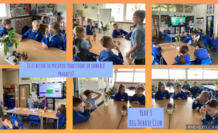 Image of Year 3- The Big Debate Club- Is it better to preserve traditions or embrace progress?