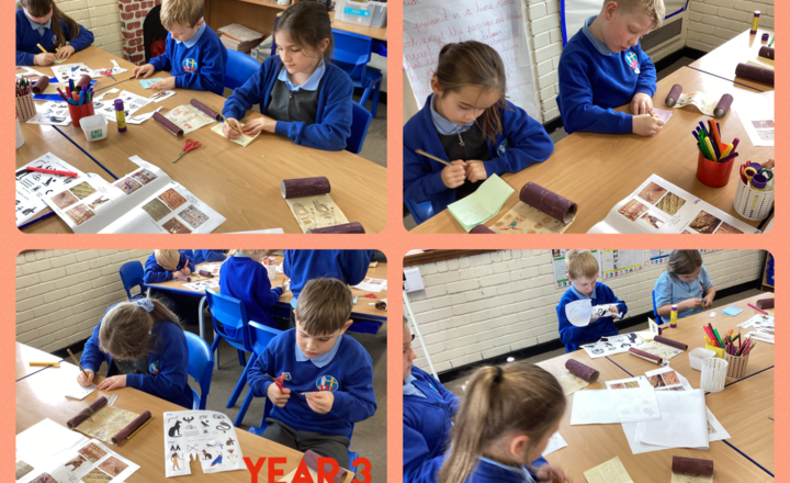 Image of Year 3- Art- Ancient Egyptian Scrolls