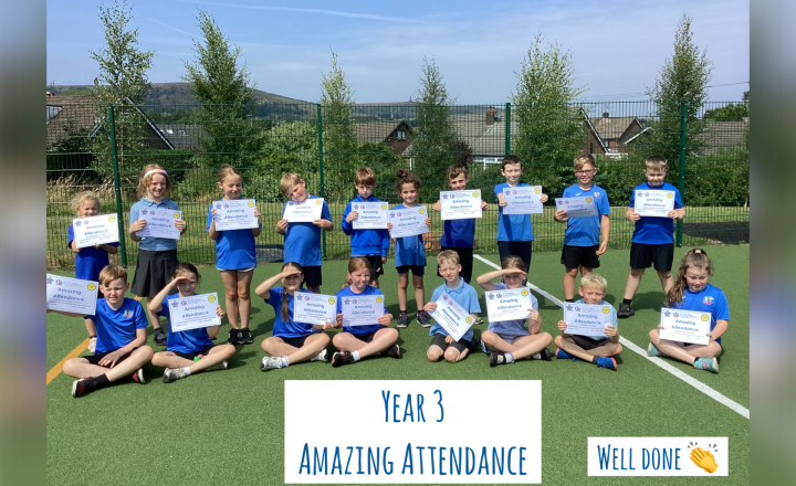 Image of Year 3 Amazing Attendance Award!