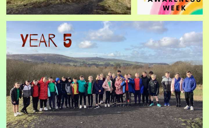 Image of Year 5-The Mind Walk- Mental Health Awareness Week