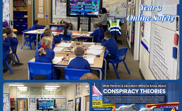 Image of Year 3- Online Safety- Investigating conspiracy theories