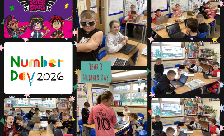 Image of Year 3: Maths Rockstars for NSPCC Number Day!
