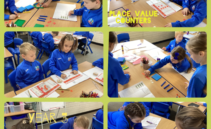 Image of Year 3- Maths- Partitioning 3 digit numbers using place value counters