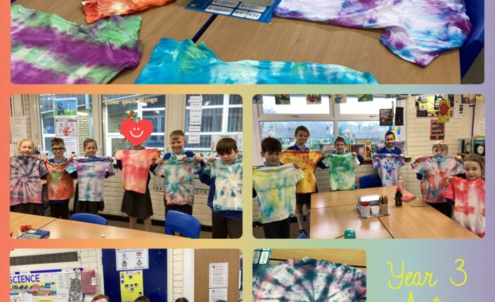 Image of Year 3- Art- Tie-Dye T-Shirt