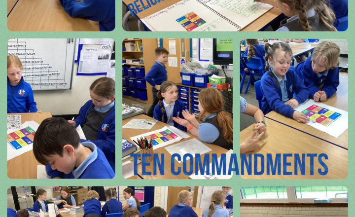 Image of Year 3- Religious Education-Which of the ten commandments do you think are the most important?