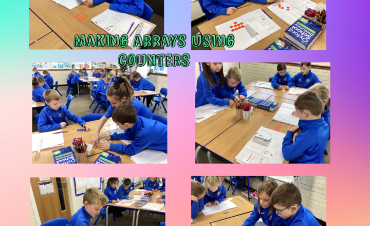 Image of Year 3- Maths- Making arrays using counters