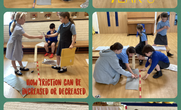 Image of Year 3 - Science- Investigating how friction can be decreased or increased.