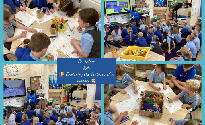 Image of Reception- R.E- Exploring the features of a mosque. 