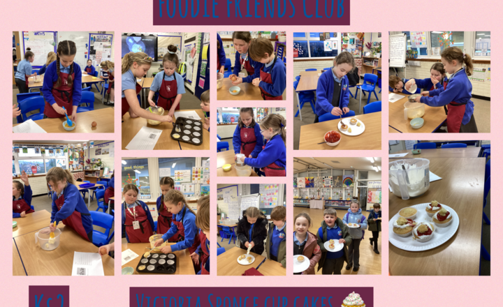 Image of Foodie Friends Club-Victoria Sponge Cupcakes