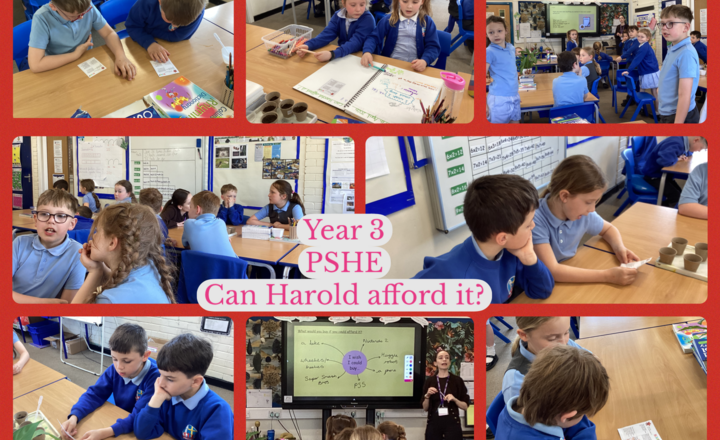 Image of Year 3- PSHE- Can Harold afford it?