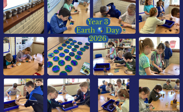Image of Year 3 Celebrating Earth Day 2026