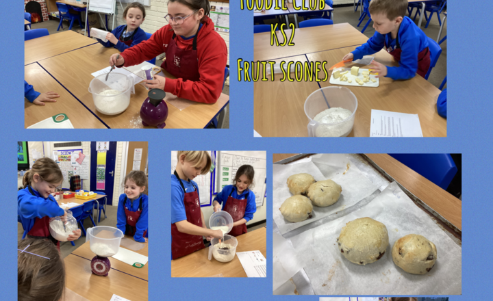 Image of After-school- Foodie Friends Club- Yummy, fruit scones. 