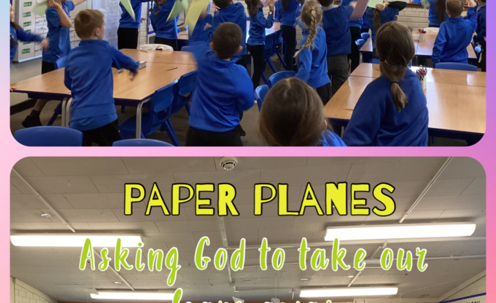 Image of Year 3- Year of Prayer - Paper Plane Activity