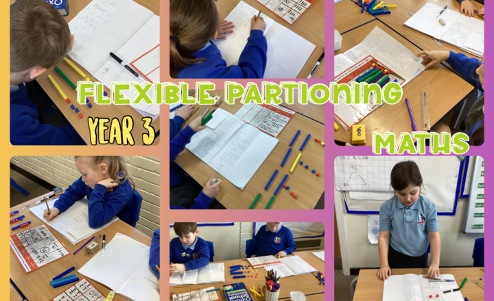 Image of Year 3- Maths- Flexible Partitioning using base 10.