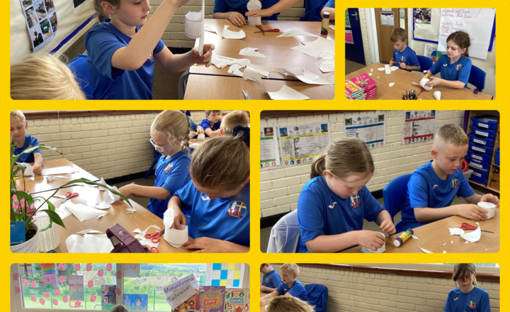 Image of Year 3- D.T-Creating Nets for Castle Construction