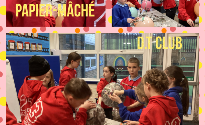 Image of D.T Club- Papier Mache Mask Making