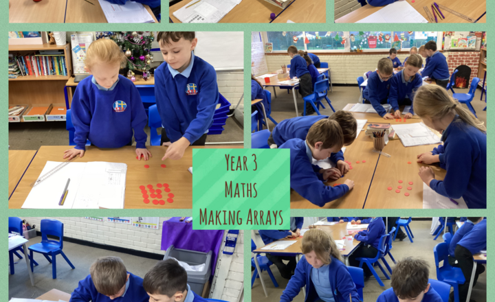 Image of Year 3- Maths- Making arrays using counters