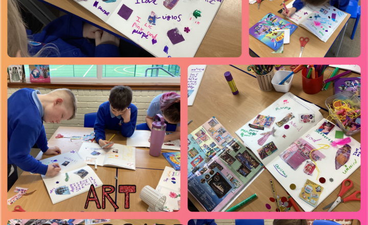 Image of Year 3- Art- Making a Mood Board