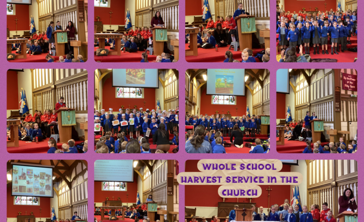 Image of Whole School-Harvest Festival at the Church – Living Life in All Its Fullness