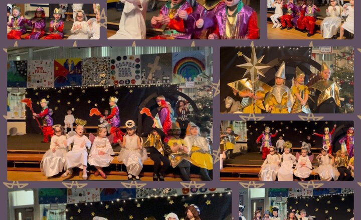 Image of Reception class nativity- The little angel