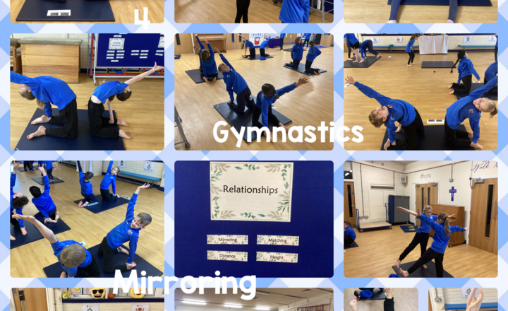 Image of Year 4 Gymnastics - Mirroring and developing a sequence 