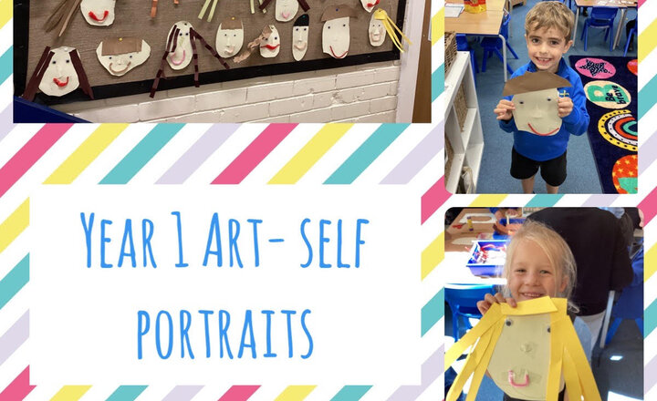 Image of Year 1 Art- Self Portraits