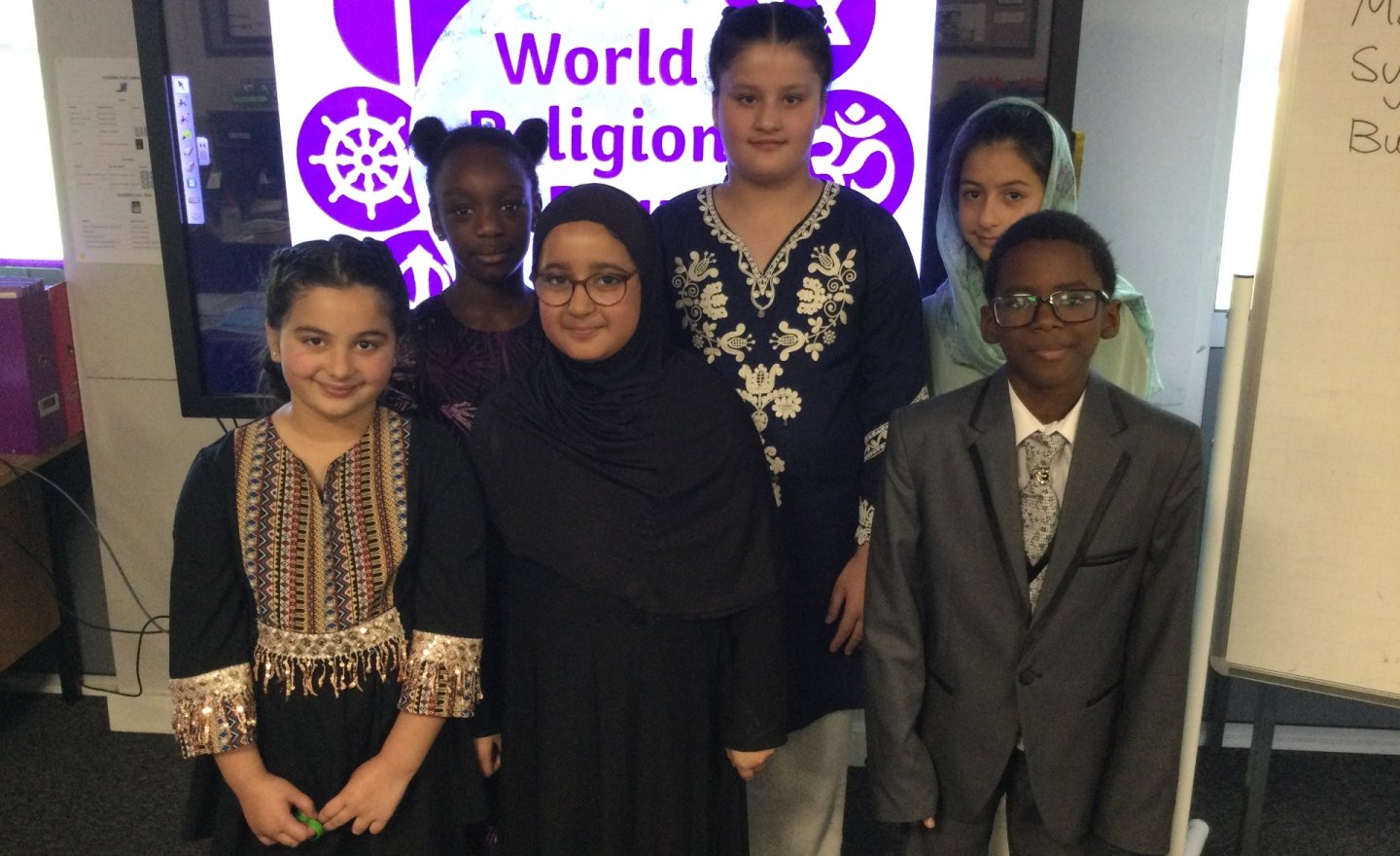 Image of Year 5 (Class 12) - R.E - World Religion Day