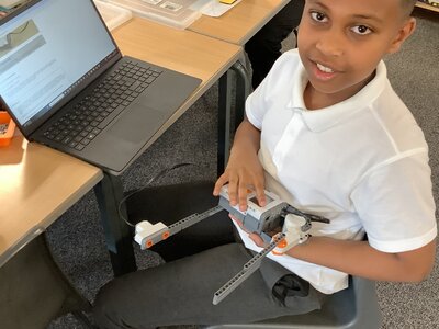 Image of Year 6 - Computing Club - Lego NXT Baseball Bat