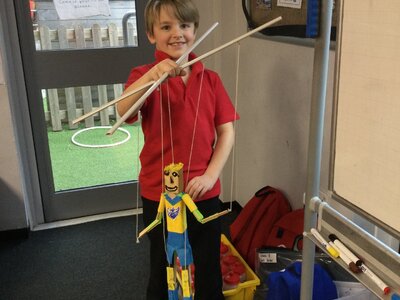 Image of Year 2 (Class 5) - Design Technology - Home Made Puppet