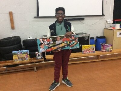 Image of Attendance Prize Winners - Autumn Term