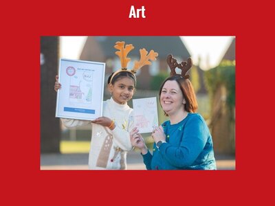 Image of Curriculum - Art - Christmas Card Competition Winner