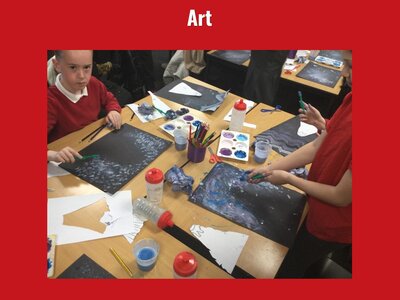 Image of Curriculum - Art - Galaxy Skies