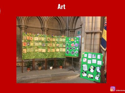 Image of Curriculum - Art - Sustainability Church Display
