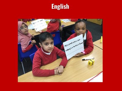 Image of Curriculum - English - School Day Sentences