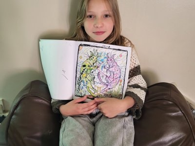 Image of Disconnect to Reconnect - Colouring and Bike Riding