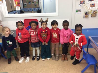 Image of Nursery - Christmas Jumper Day 2024