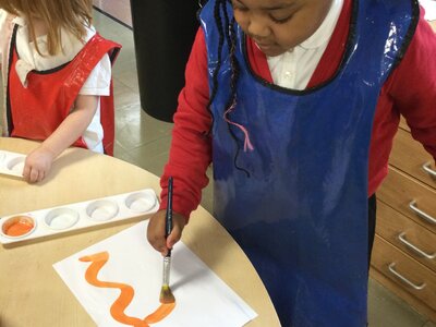 Image of Reception - Art - Colour Mixing