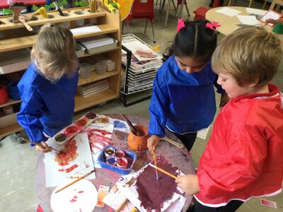 Image of Reception (Class 1) - Mixing Colours