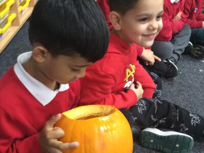 Image of Reception (Class 1) - Pumpkin Fun