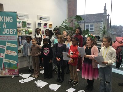 Image of School Choir - Library Singing - Christmas 2025