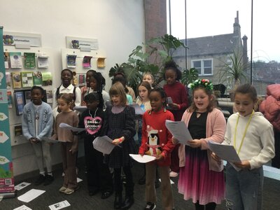 Image of School Choir - Library Singing - Christmas 2025